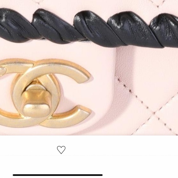 Chanel Lambskin & Black Whipstitch Mini Bag - Picture 2 of 11